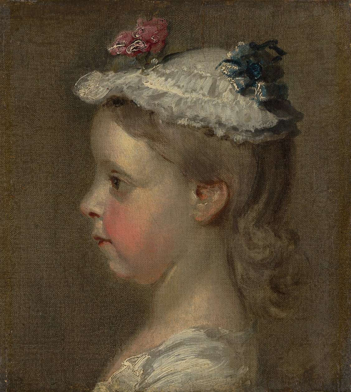 Studie av et jentehode av William Hogarth