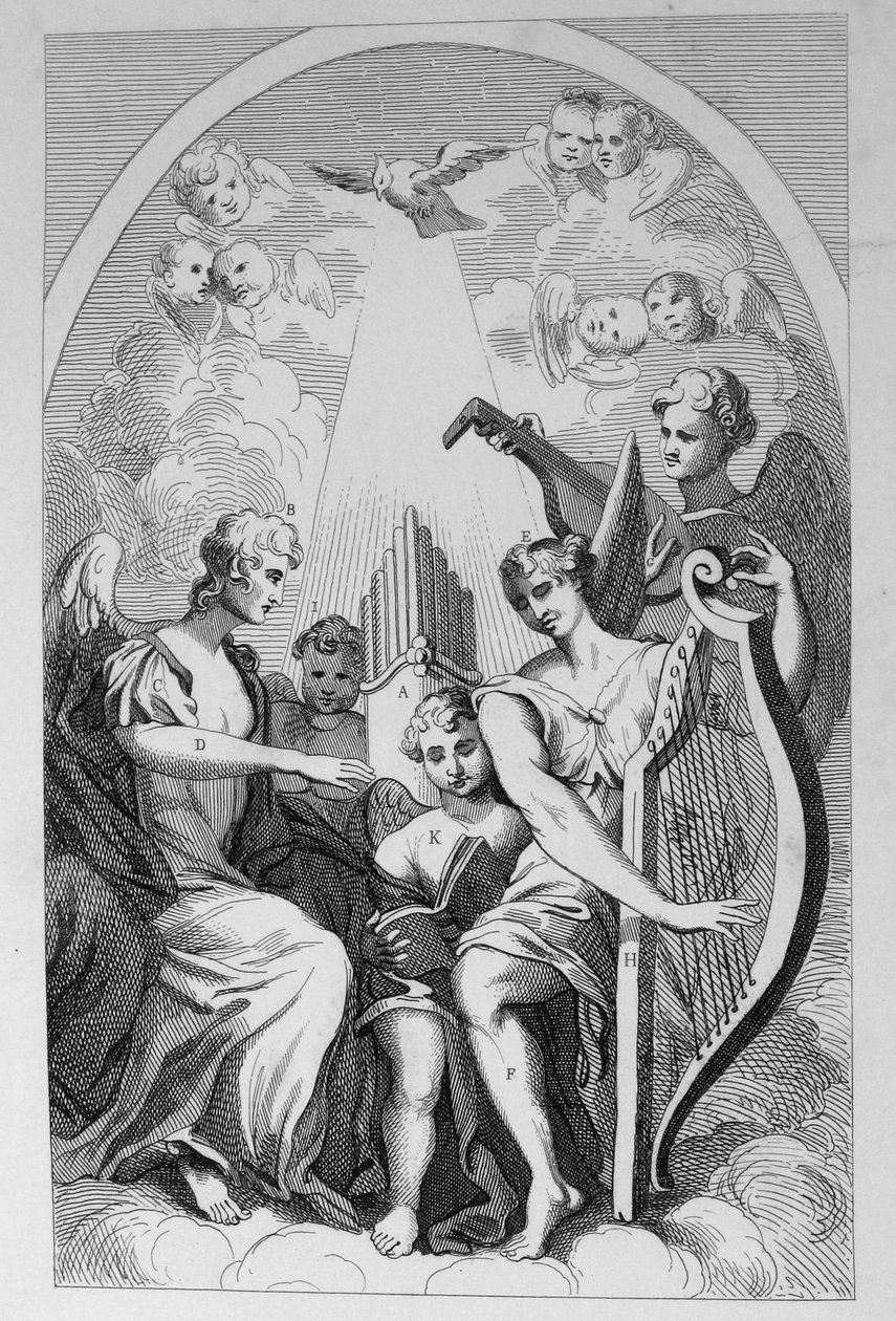 The Alter Piece Of St Clements Danes, Strand av William Hogarth