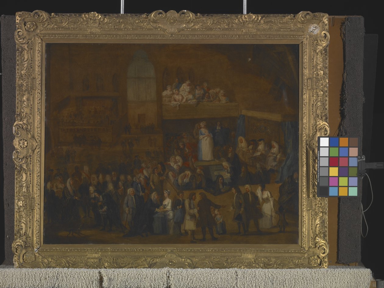 The Assizes Of Westminster Hall (olje på lerret) av William Hogarth