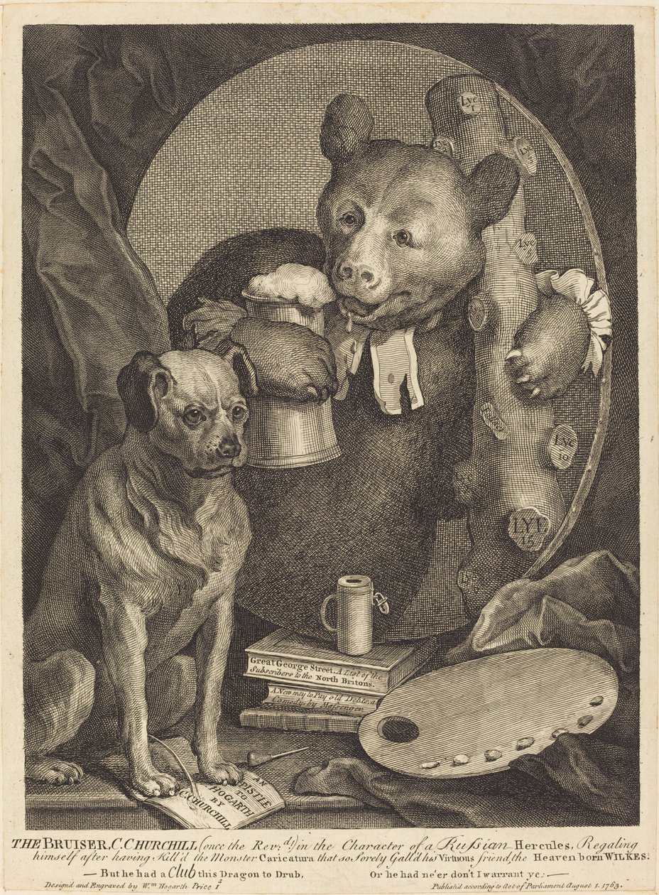 Bruiser av William Hogarth