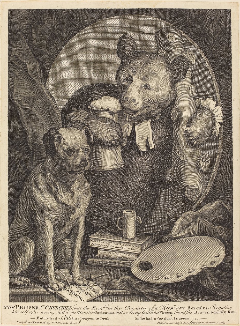 Bruiser av William Hogarth