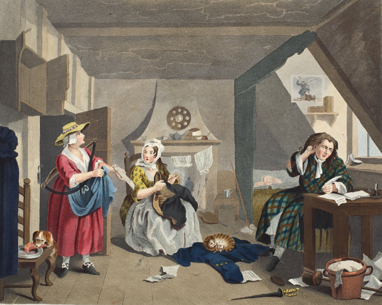 The Distressed Poet, illustrasjon fra 