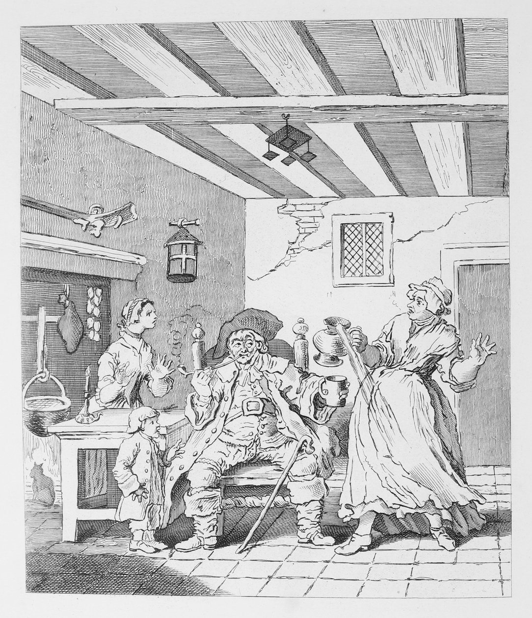 Bøndene vender tilbake av William Hogarth