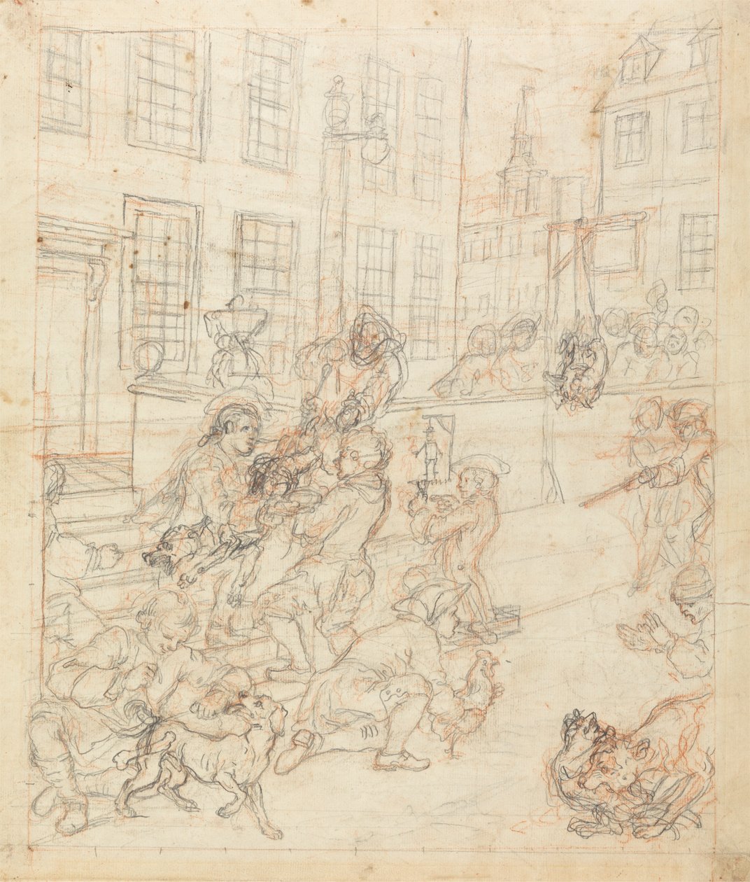 Den første fasen av grusomhet av William Hogarth
