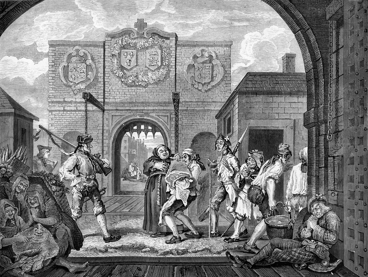 The Gates of Calais av William Hogarth av William Hogarth
