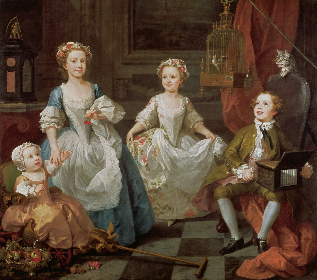 Graham-barna, 1742 av William Hogarth