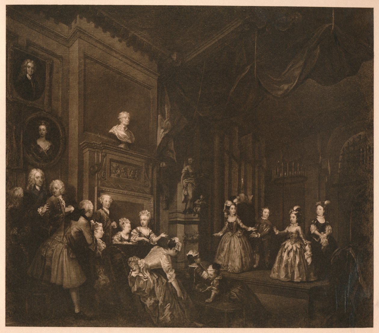 Den indiske keiseren, 1732 av William Hogarth