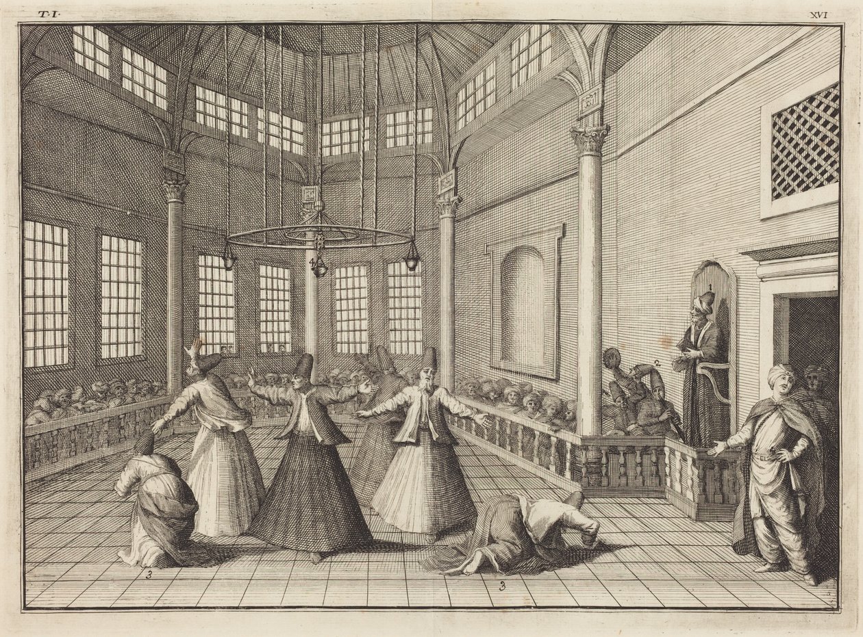 Innsiden av en moské av William Hogarth