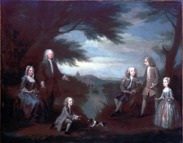 Familien Jeffreys av William Hogarth