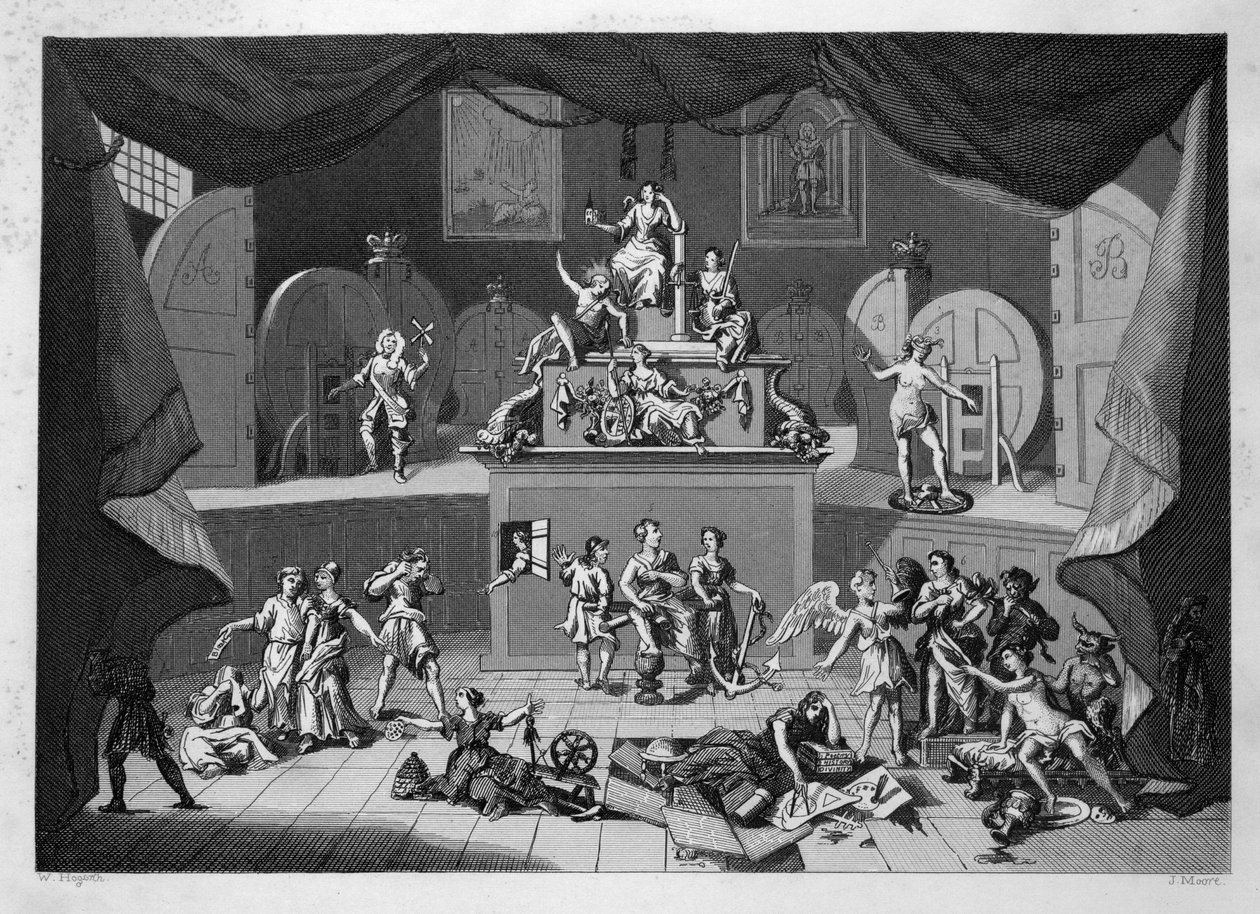 Lotteriet av William Hogarth