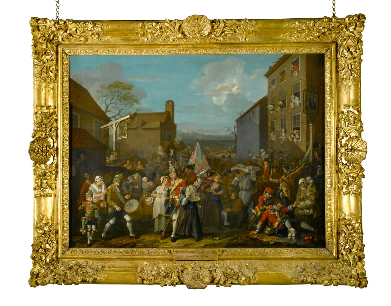 Vaktenes mars til Finchley, 1750 av William Hogarth