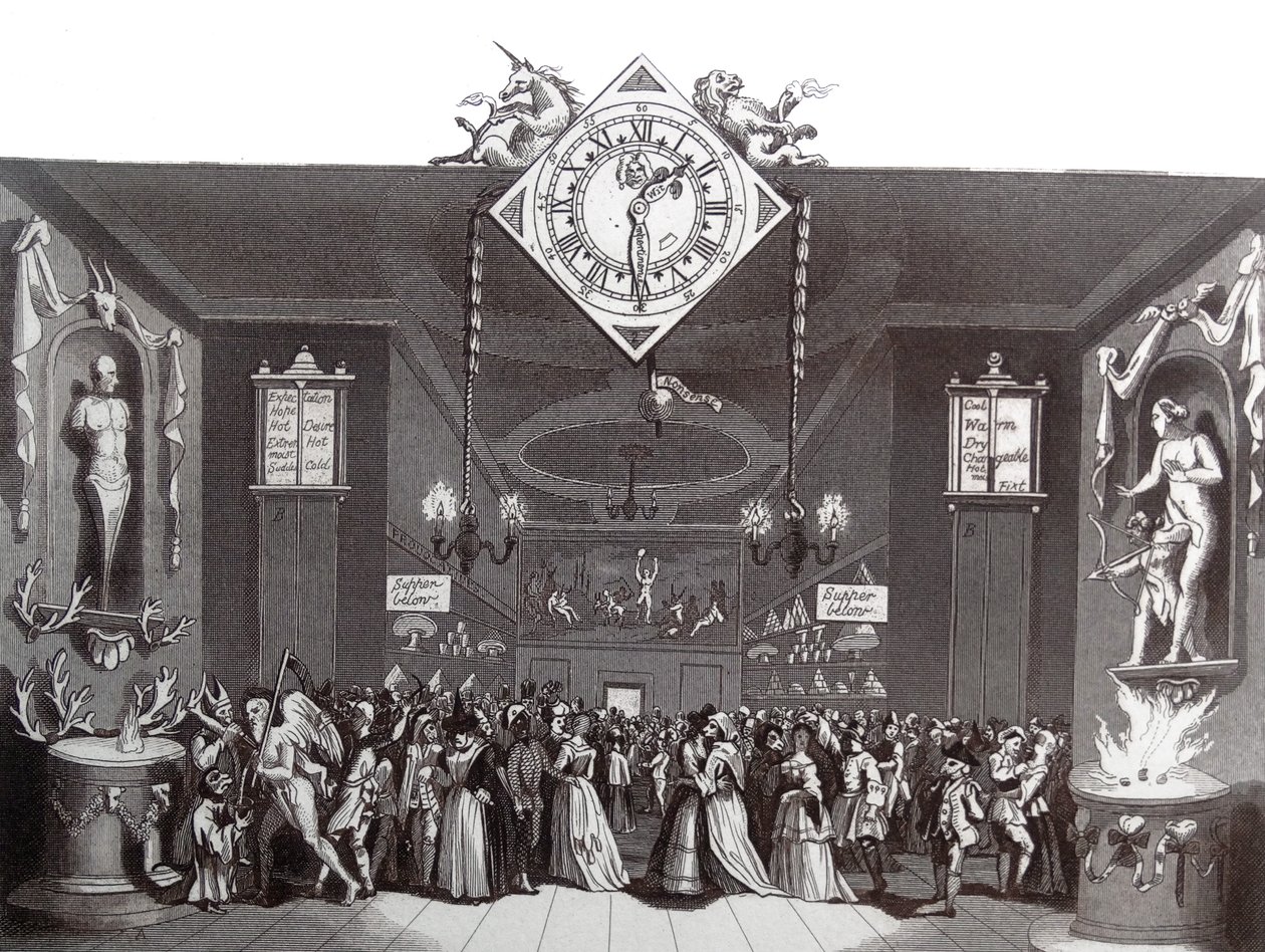 Maskeradebilletten av William Hogarth