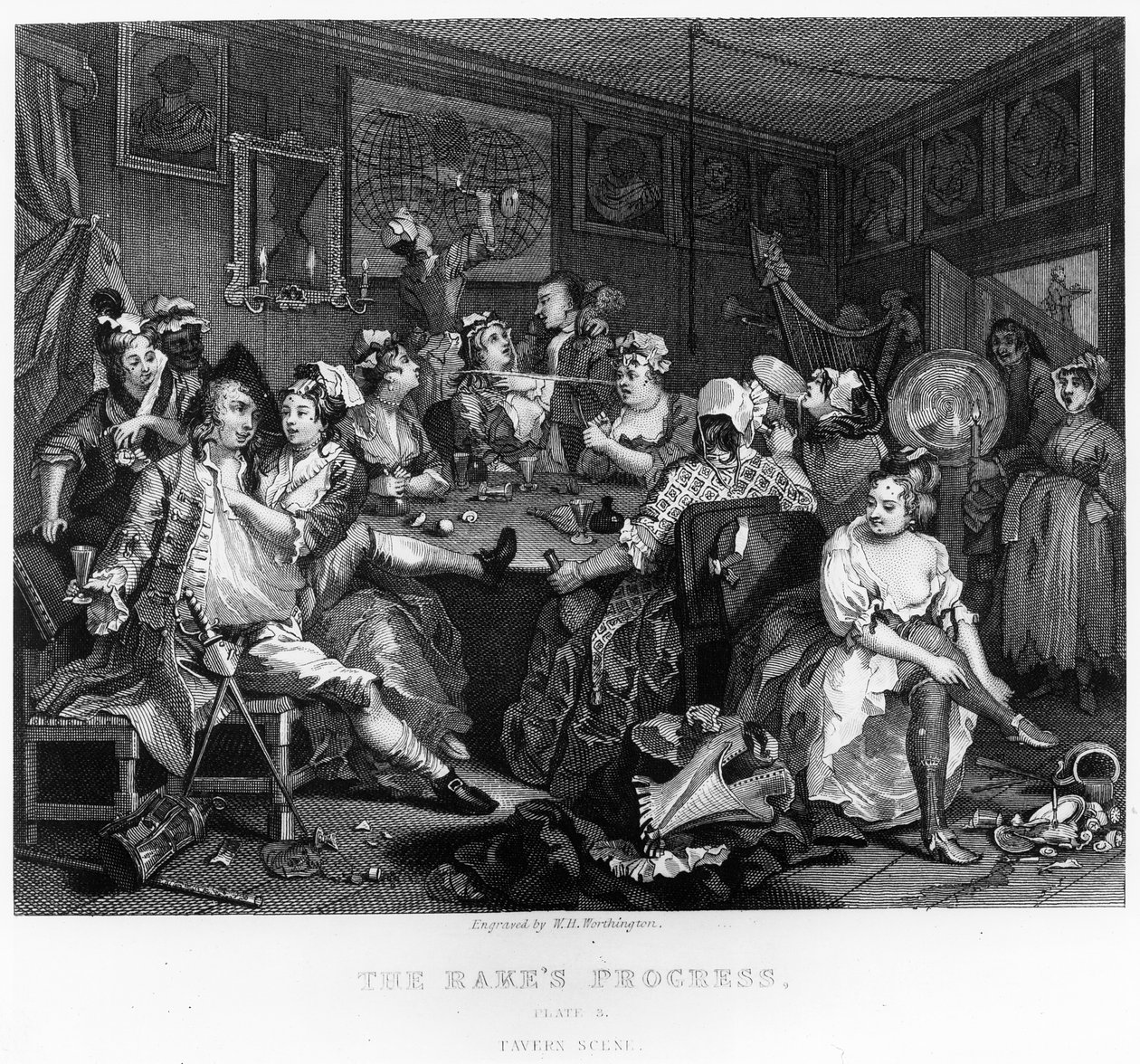 The Orgy, plate III fra 