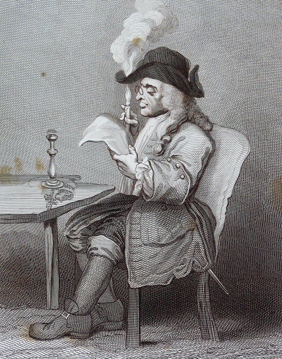 Politikeren. av William Hogarth (1697–1764), av William Hogarth