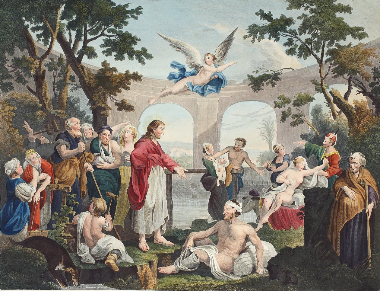The Pool of Bethesda, illustrasjon fra 