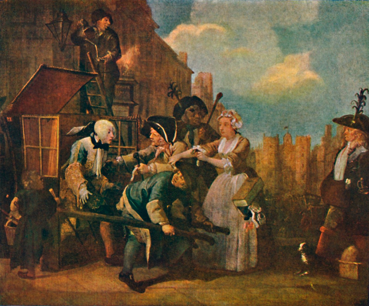 The Rakes Progress - The Arrest, c1735, 1904 av William Hogarth