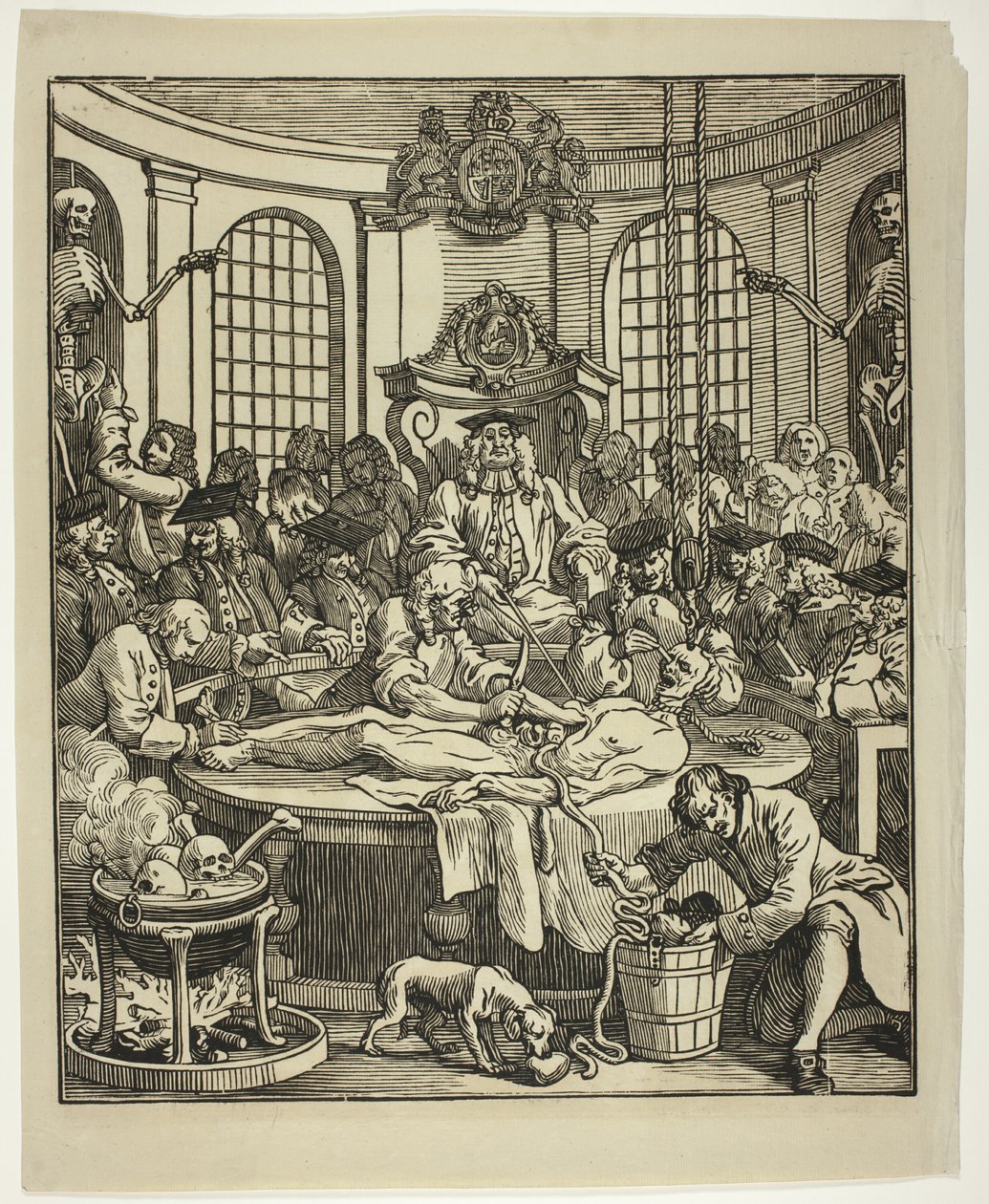 Grusomhetens belønning av William Hogarth
