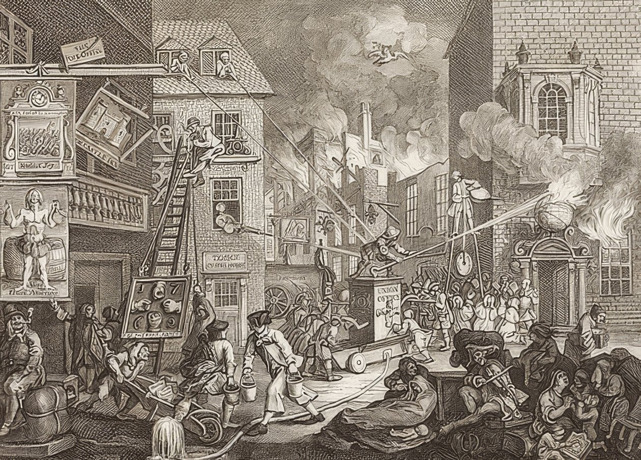 The Times, Plate 1 / The Times, Blad 1. 1762 av William Hogarth