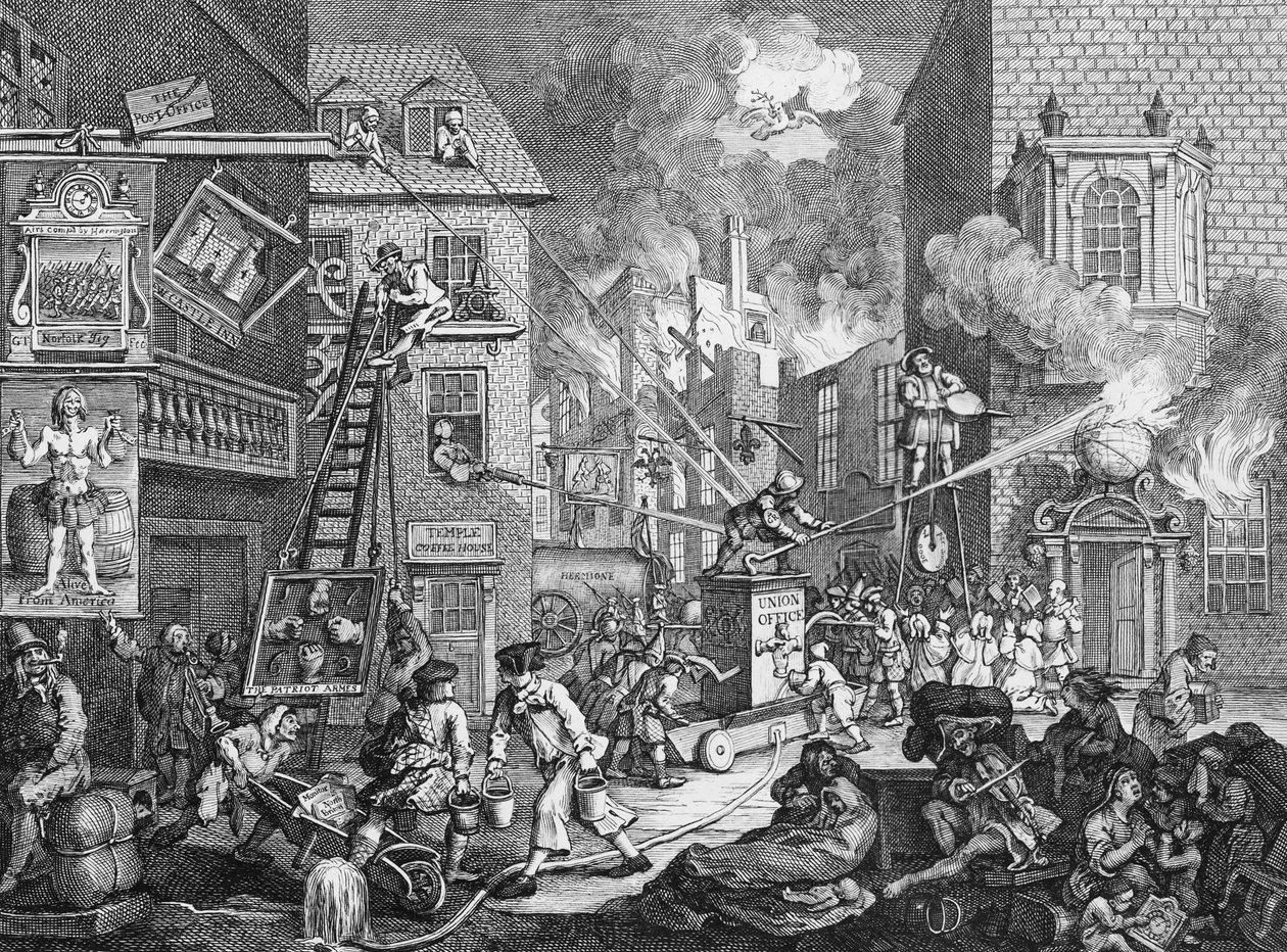 The Times, Plate I, 1762 av William Hogarth