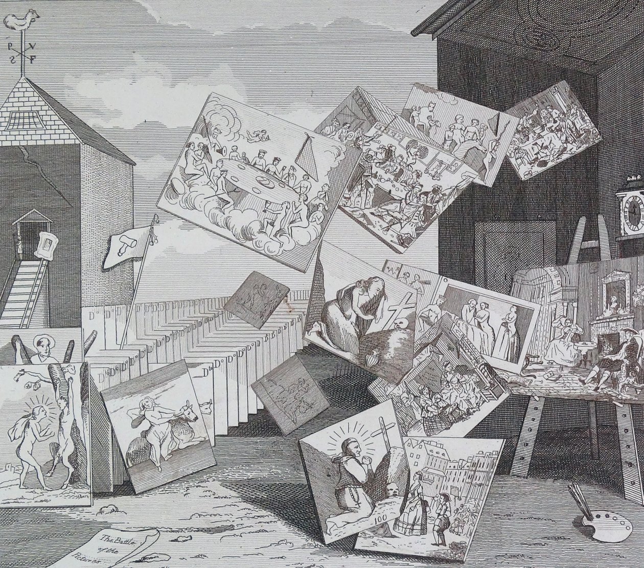 Kampen om bildene av William Hogarth