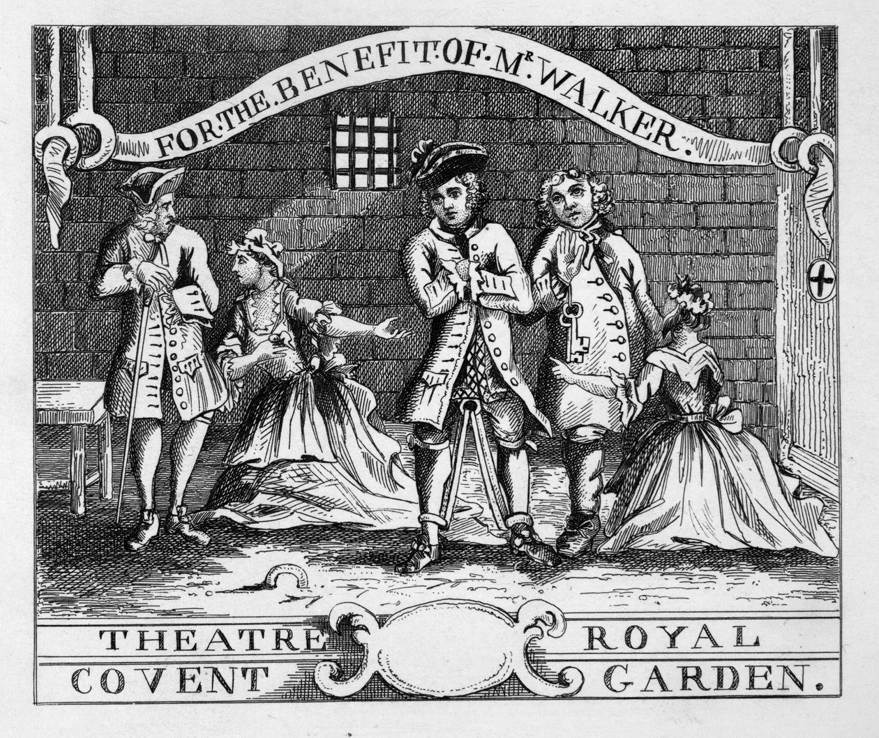 Theatre Royal, Covent Garden av William Hogarth