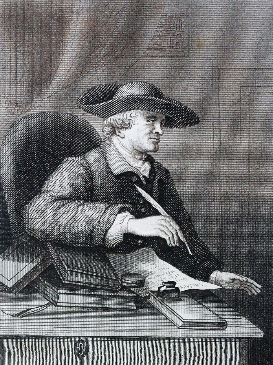 Thomas Morell (1703 - 1784) engelsk librettist, klassisk lærd av William Hogarth av William Hogarth