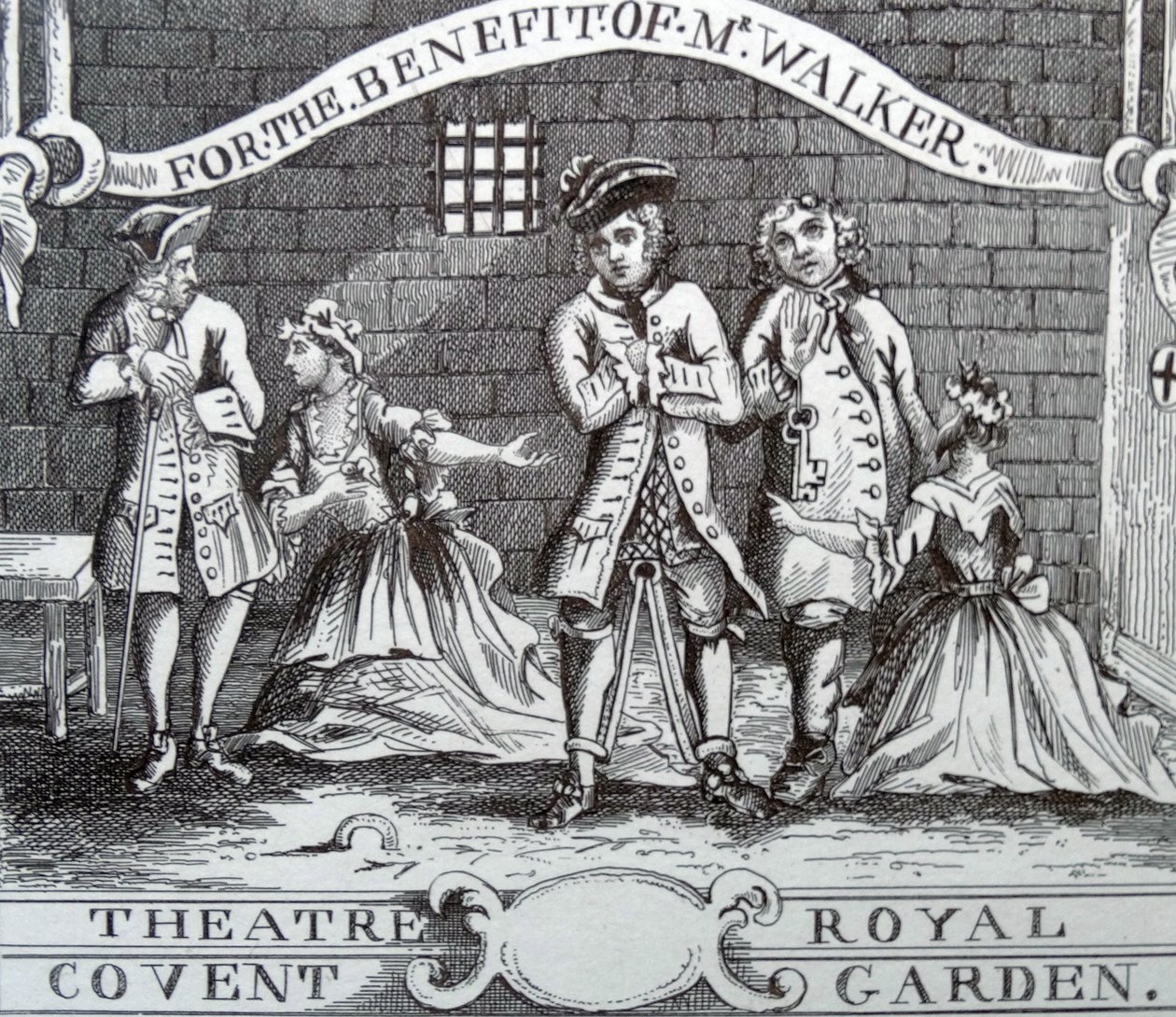 Billett til teateret av William Hogarth
