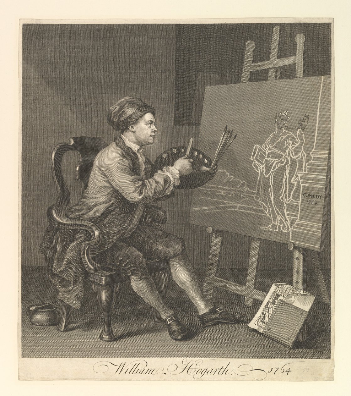 William Hogarth, Serjeant Maler til Hans Majestet, 1764. av William Hogarth