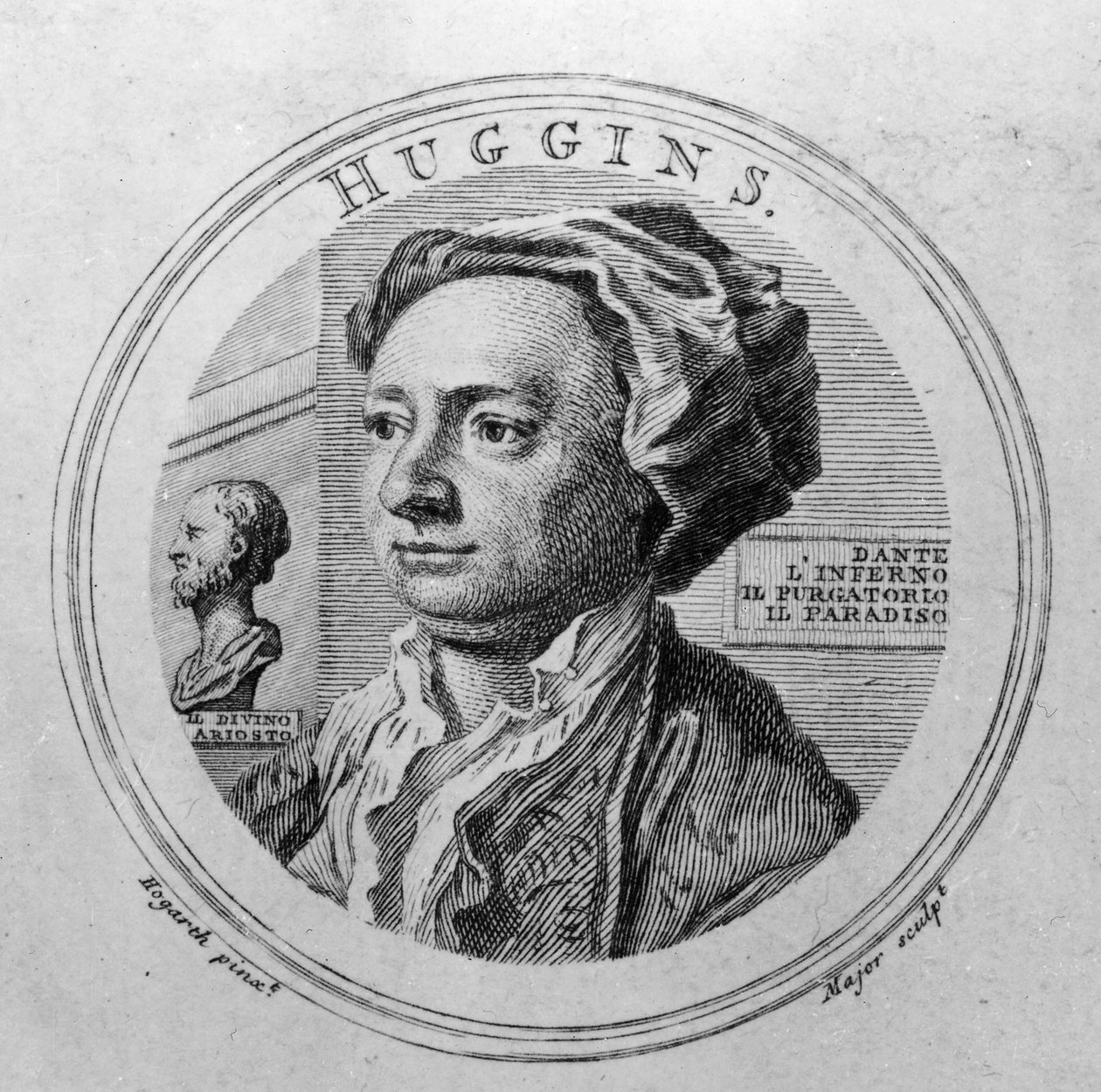 William Huggins, gravert av Thomas Major, 1761 av William Hogarth