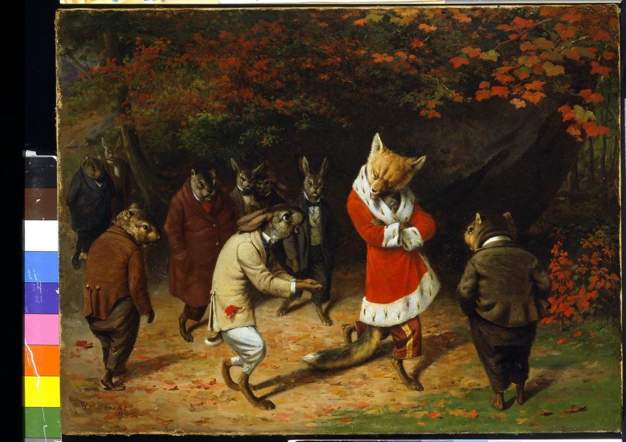 Hans Majestet mottar (olje på lerret) av William Holbrook Beard
