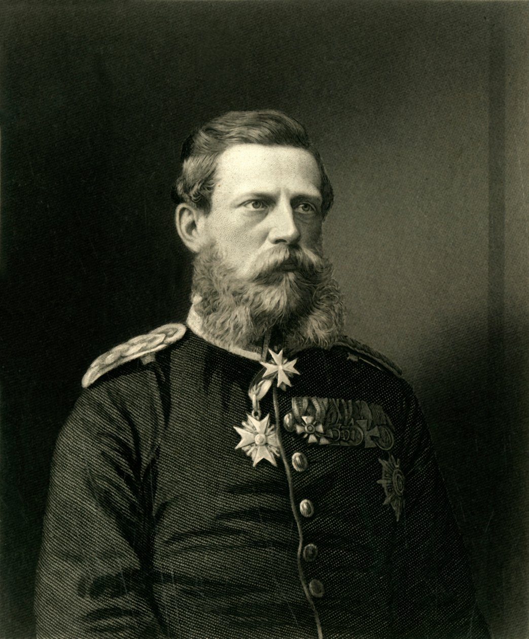 'Kronprins av Preussen', c1872. av William Holl