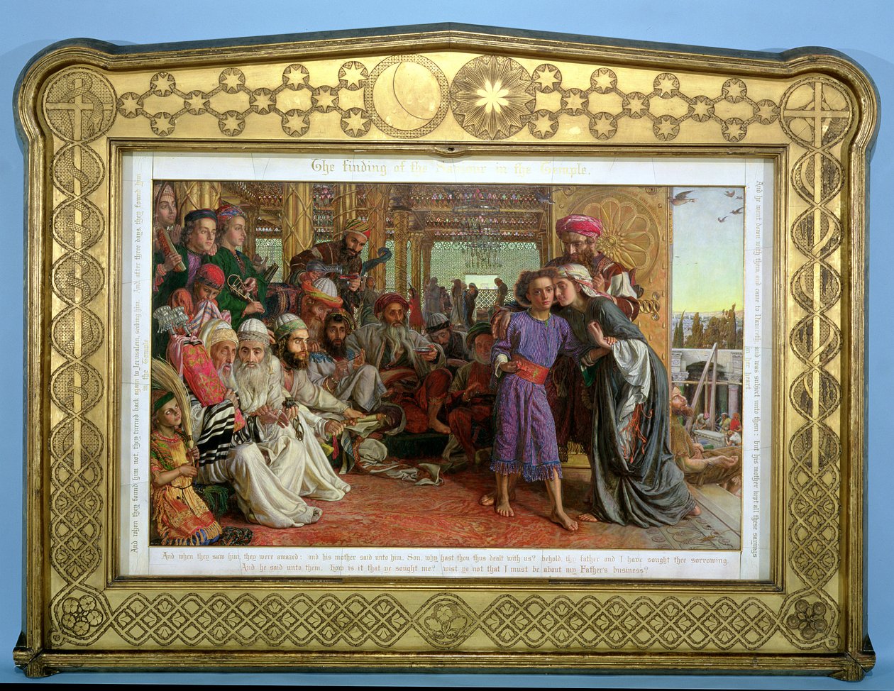 Funnet av Frelseren i tempelet, 1855 av William Holman Hunt