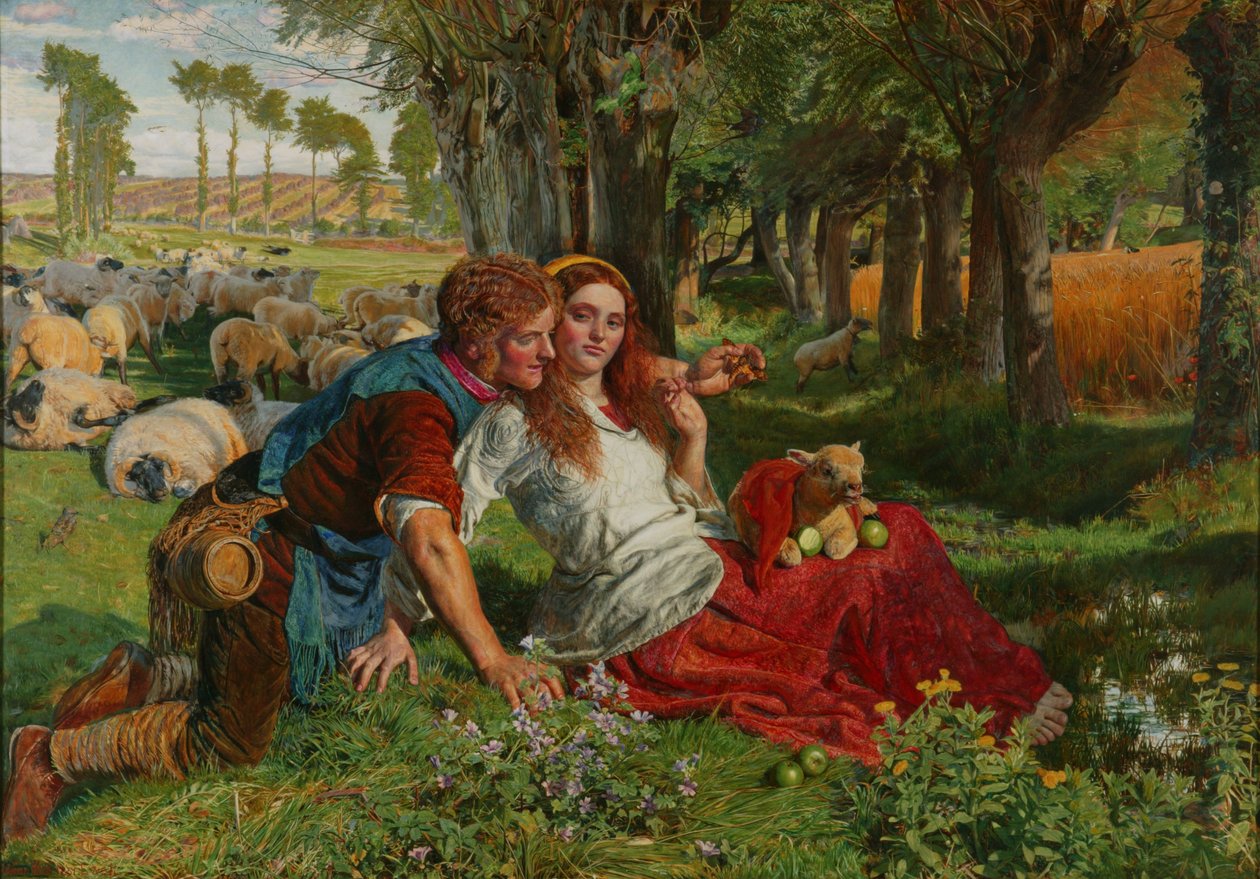 Den innleiende hyrden av William Holman Hunt