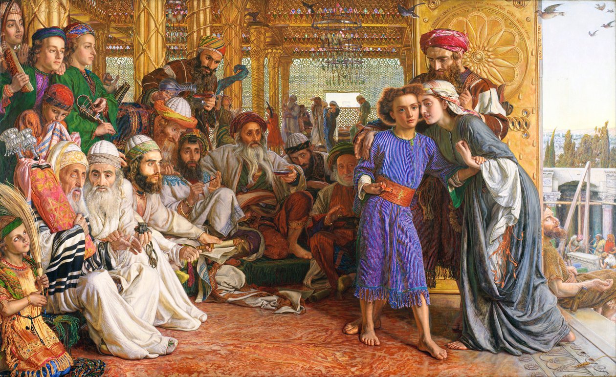 oppdagelsen av Savor i templet av William Holman Hunt