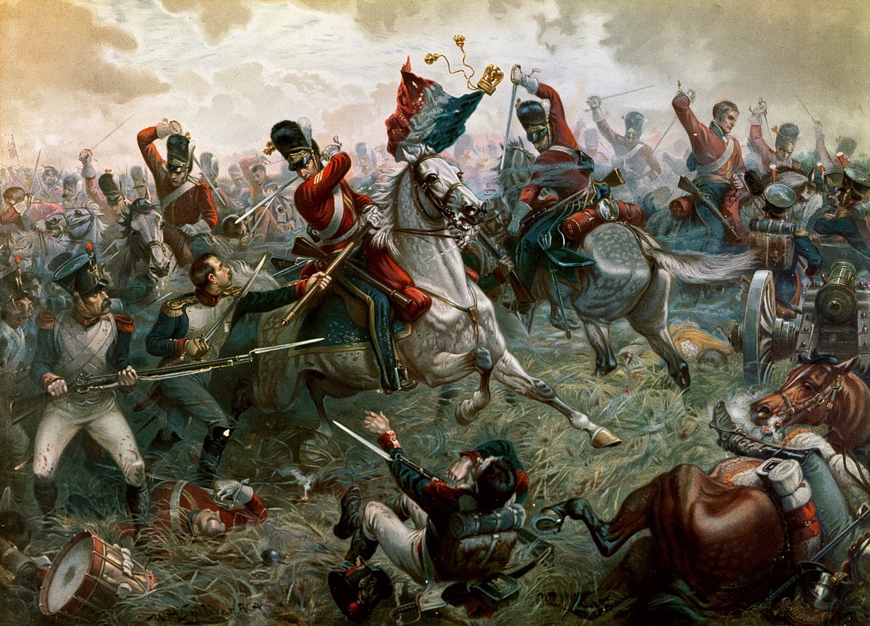 Slaget ved Waterloo, 18. juni 1815, 1898 av William Holmes Sullivan