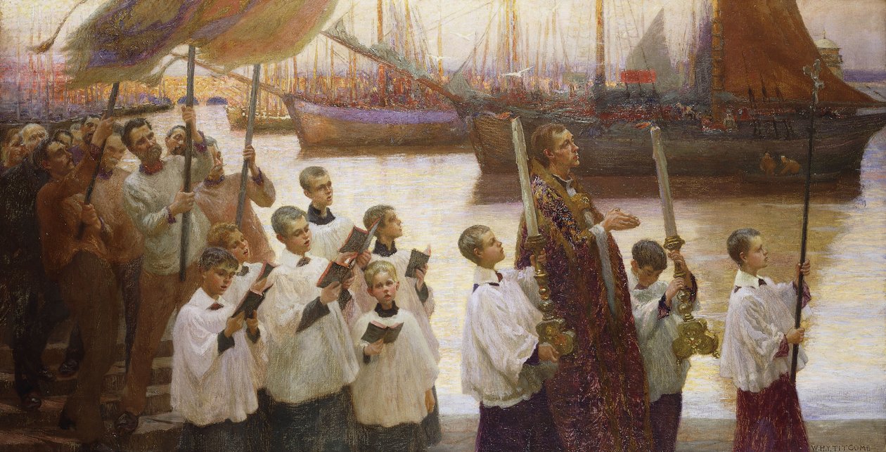 Rogation Day, Cornwall, av William Holt Yates Titcomb