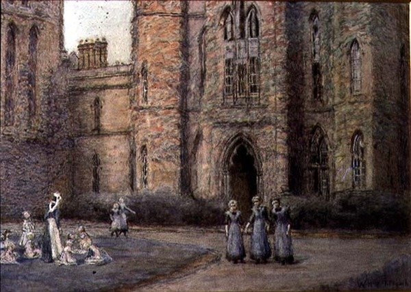 The Old Blind Asylum, Bristol (pastell på papir) av William Holt Yates Titcomb