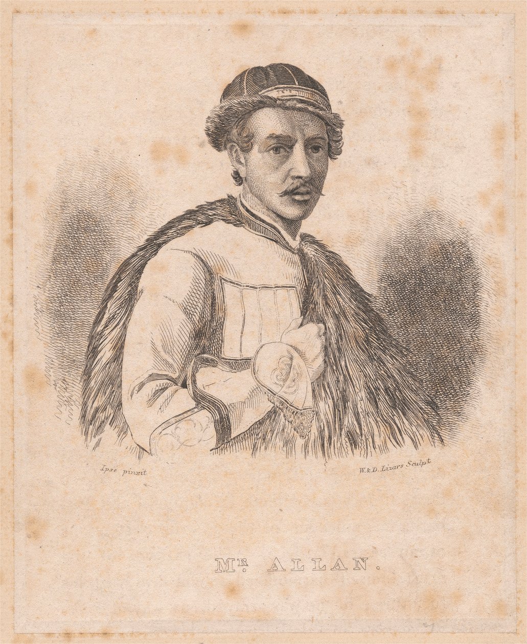 MR. Allan av William Home Lizars