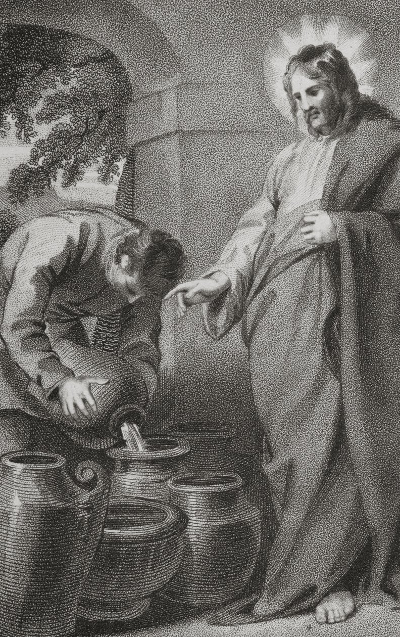 Christ Turning Water into Wine, fra 