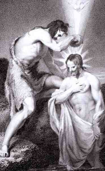 St. John Baptising Christ, fra 