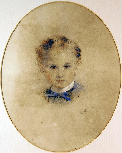 Portrett av en gutt av William Huggins