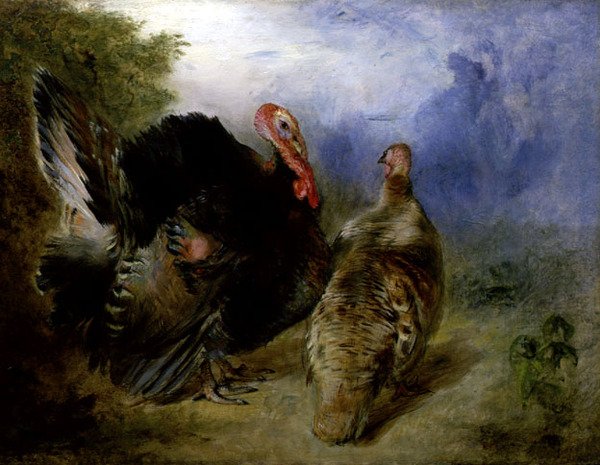 Kalkuner (olje om bord) av William Huggins