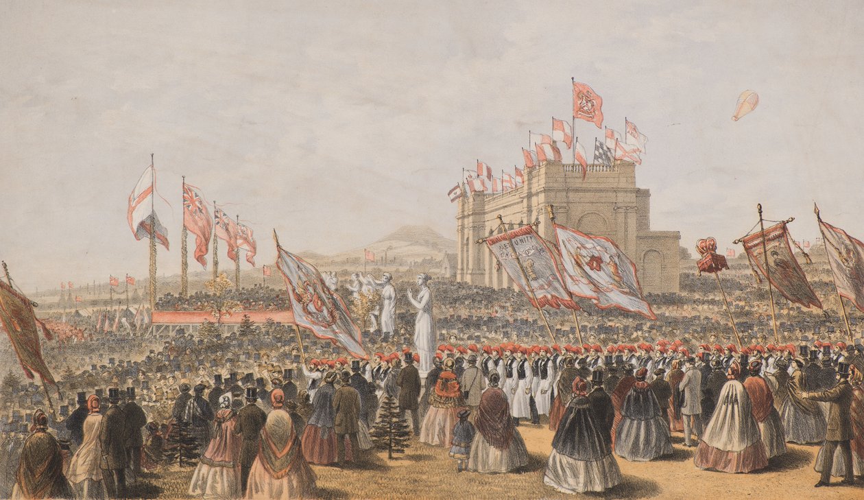 Åpning av Baxter Park Dundee 9. september 1863 av William Husband McFarlane