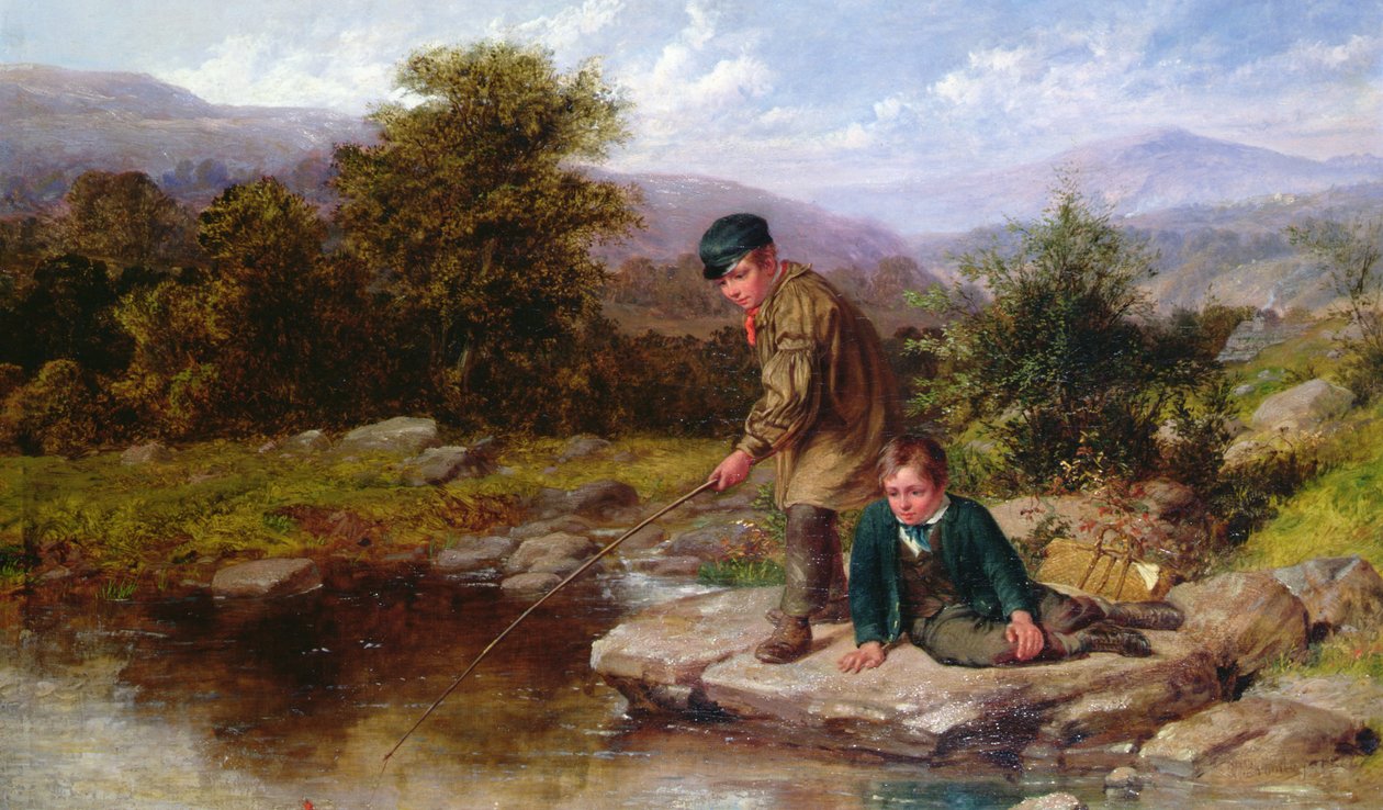 Venter på en matbit av William III Bromley