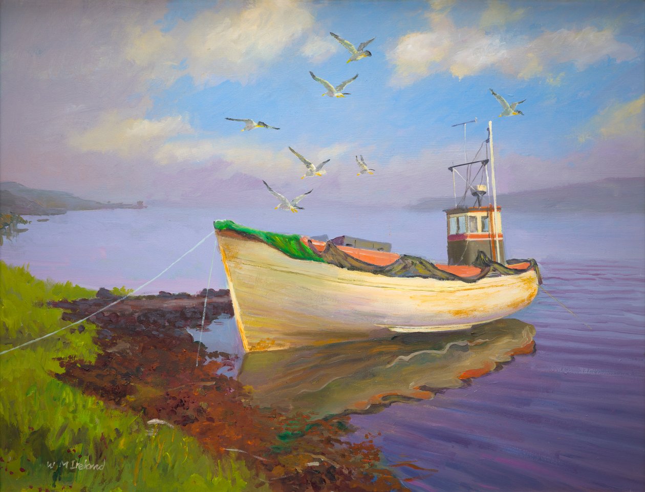Aldrende drifter (olje om bord) av William Ireland