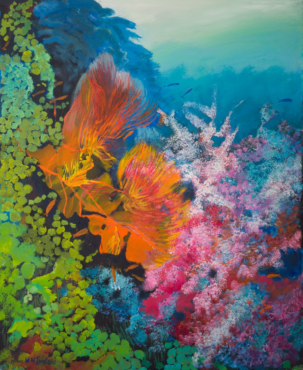 Under vann (olje om bord) av William Ireland