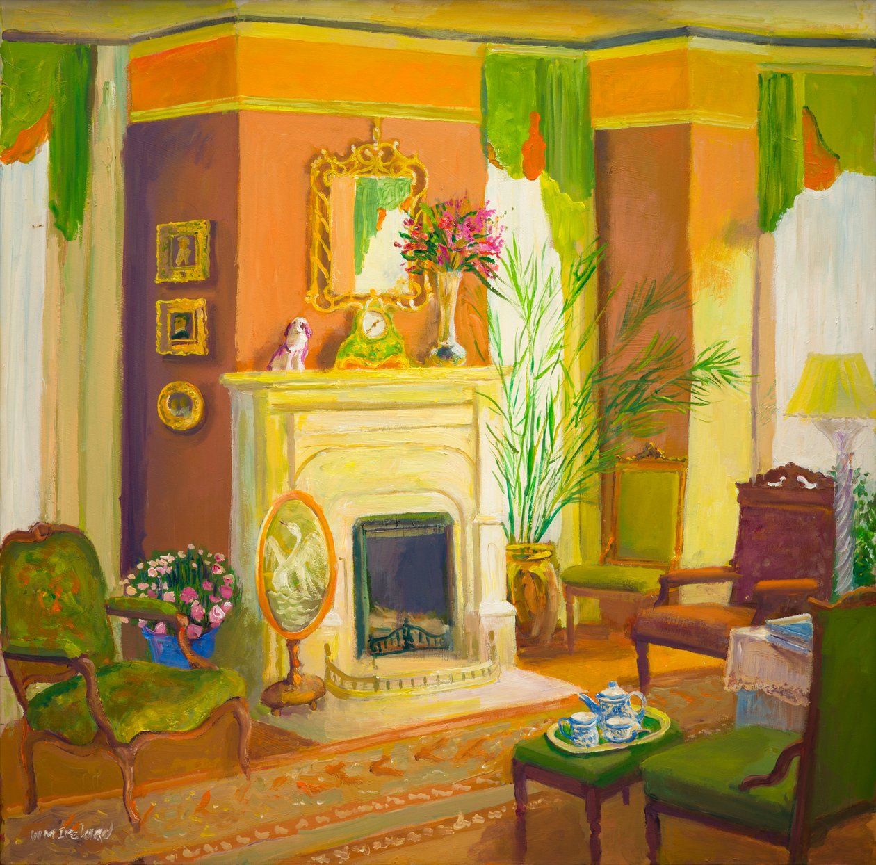 Te for en (olje om bord) av William Ireland
