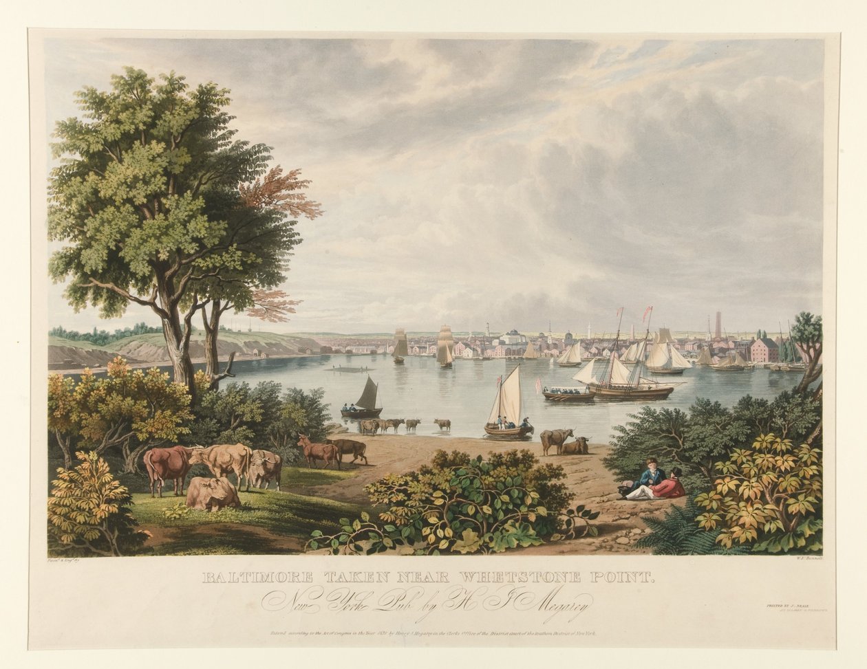 Baltimore erobret nær Whetstone Point av William James Bennett