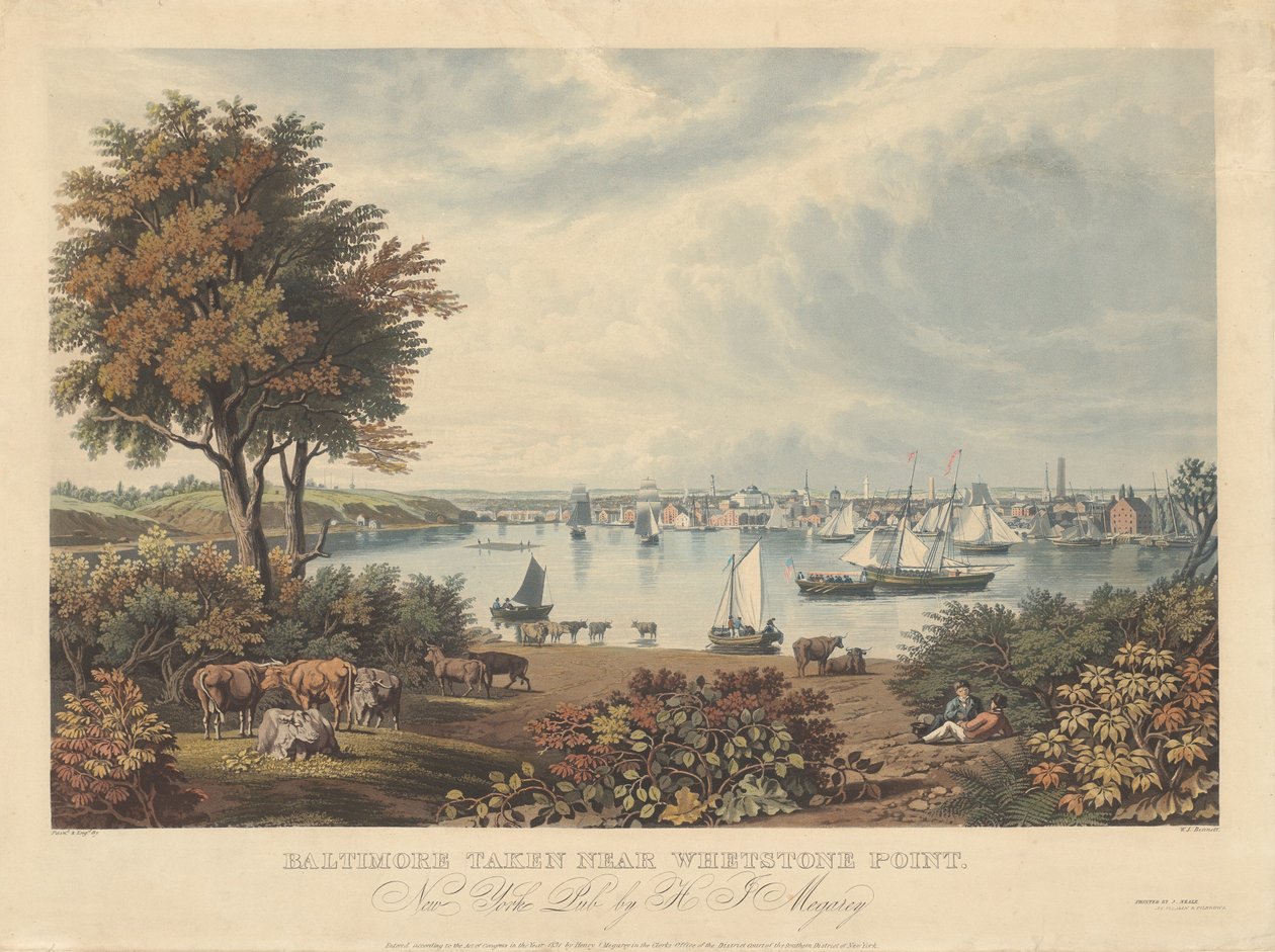 Baltimore tatt nær Whetstone Point av William James Bennett