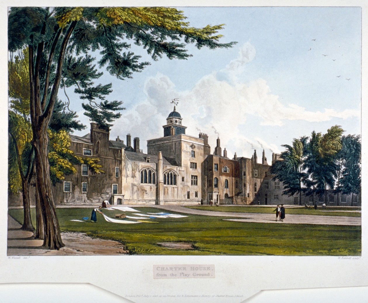 Charterhouse, Finsbury, London, 1816 av William James Bennett